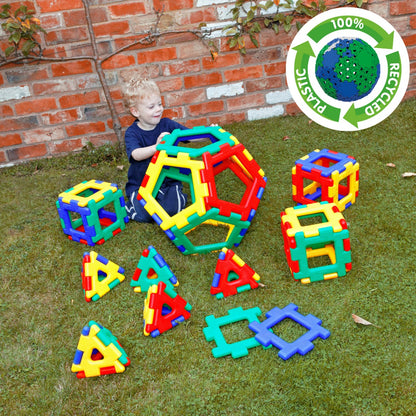 Giant Polydron Platonic Solids Set