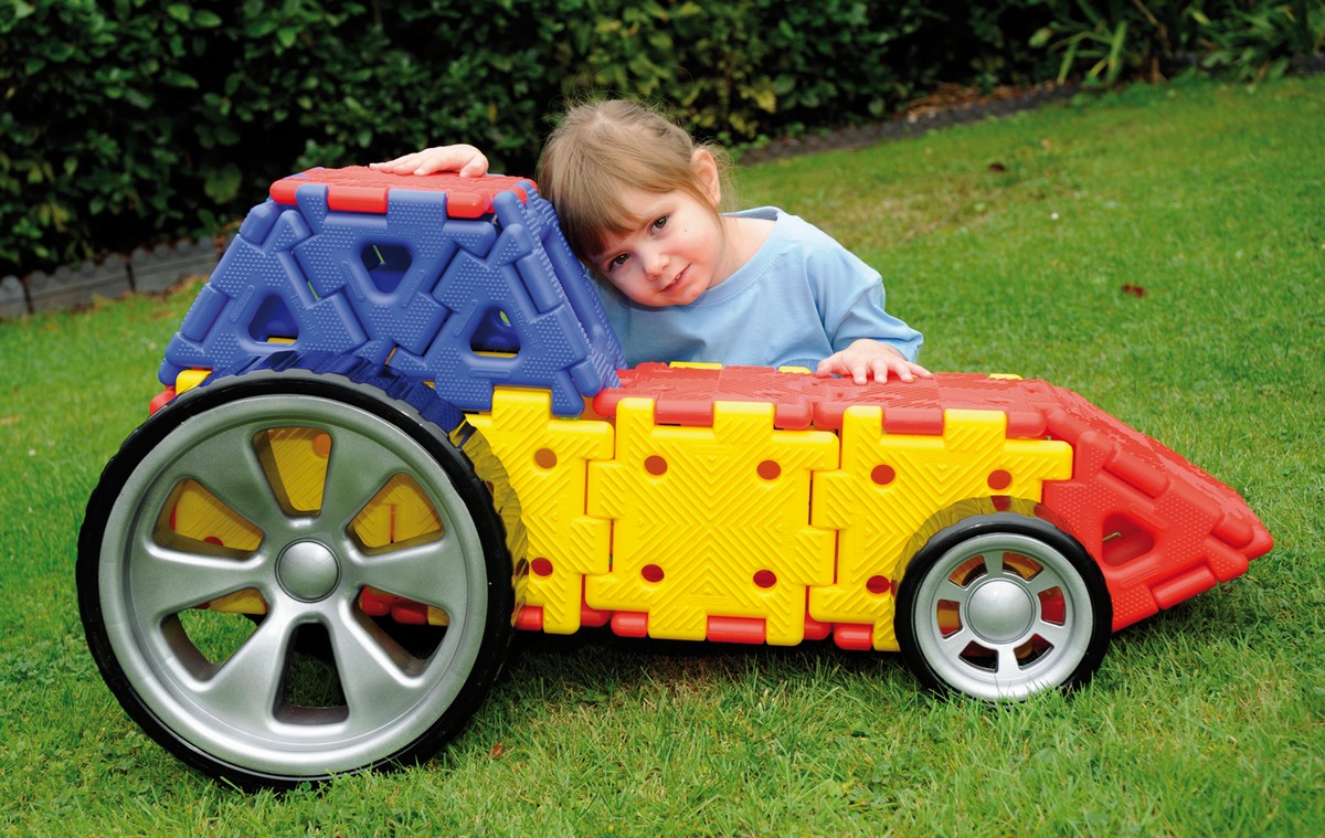 Giant Polydron Vehicle Builder Set