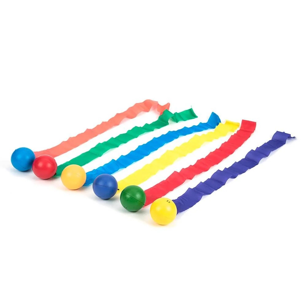 Ribbon Tail Balls Set of 6