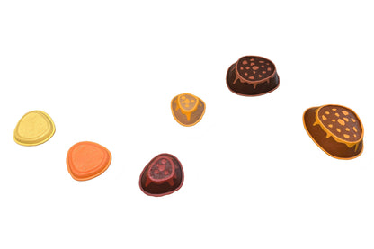 Cleverco Sensory Volcano Stepping Stones Set of 6