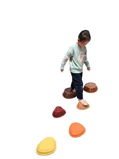 Cleverco Sensory Volcano Stepping Stones Set of 6