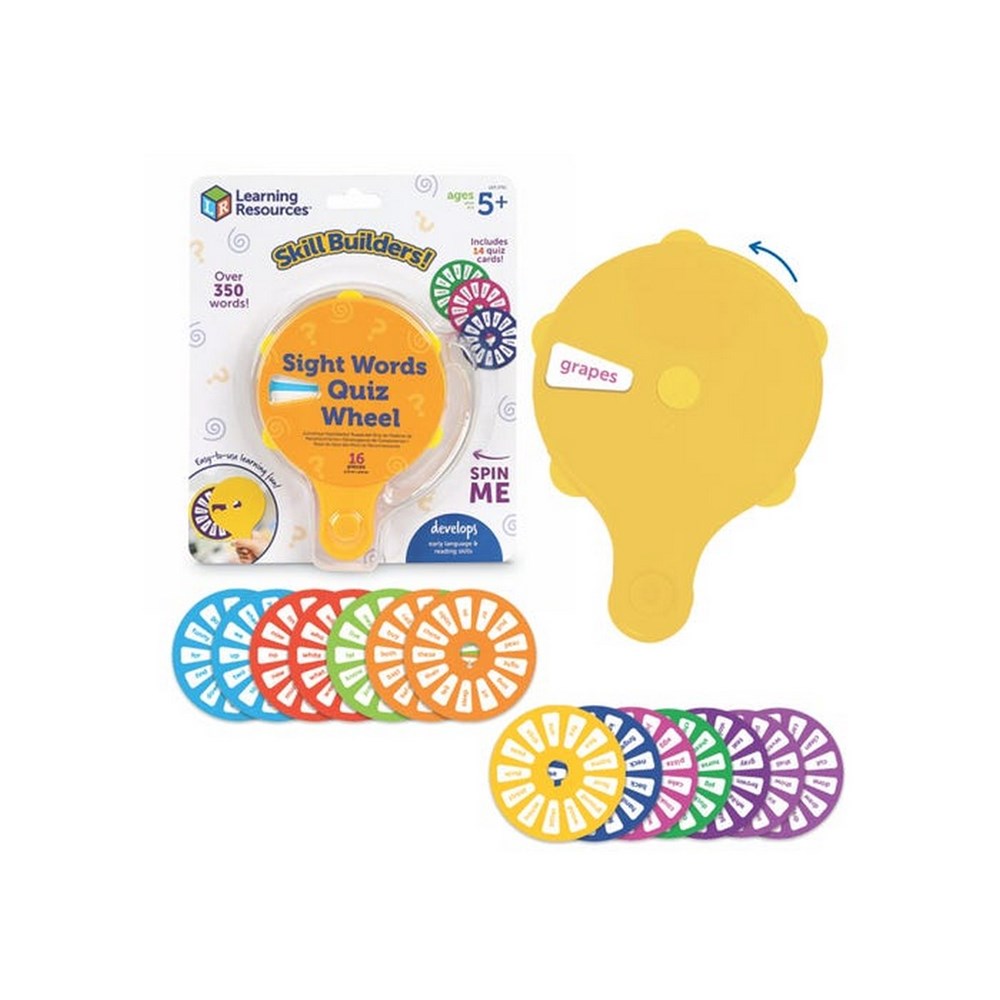Spin and Learn Wheels Sight Words