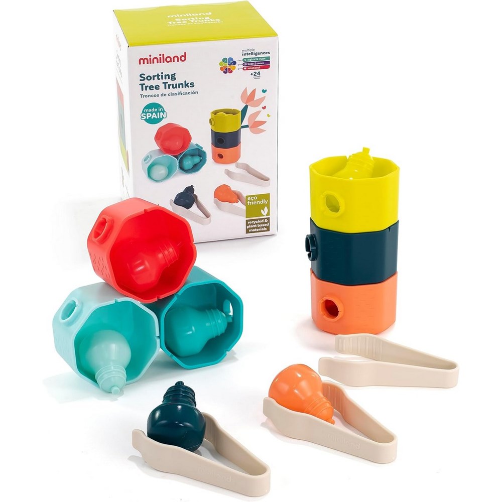 Miniland Feel to Learn: Sorting tree trunks