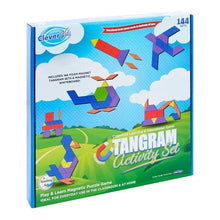 Tangram Magnetic Activity Set 144pcs plus Magnetic Whiteboard)
