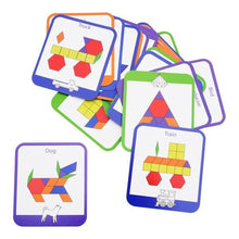 Tangram Magnetic Activity Set 144pcs plus Magnetic Whiteboard)