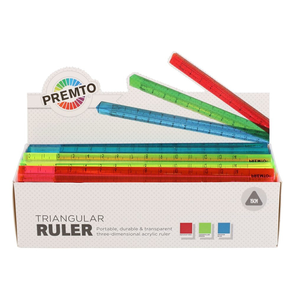 Triangular Ruler 15cm Value Pack of 60