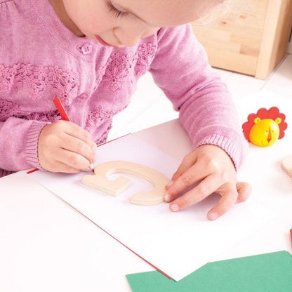 Uppercase ABC Drawing Templates