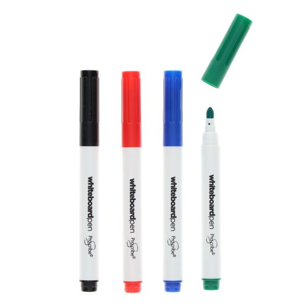 ProScribe Whiteboard Markers Asstd Colours Pack Of 4