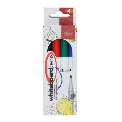 ProScribe Whiteboard Markers Asstd Colours Pack Of 4