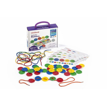 Activity Buttons - ABC School Supplies