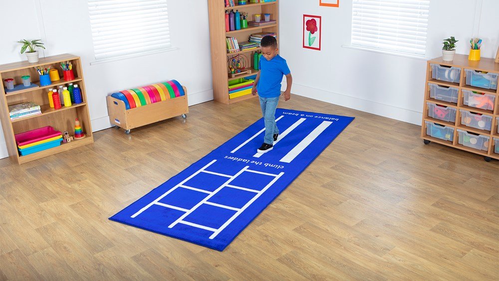 **Activity Carpet 1 3X1M - Balance Beam And Ladders - ABC School Supplies