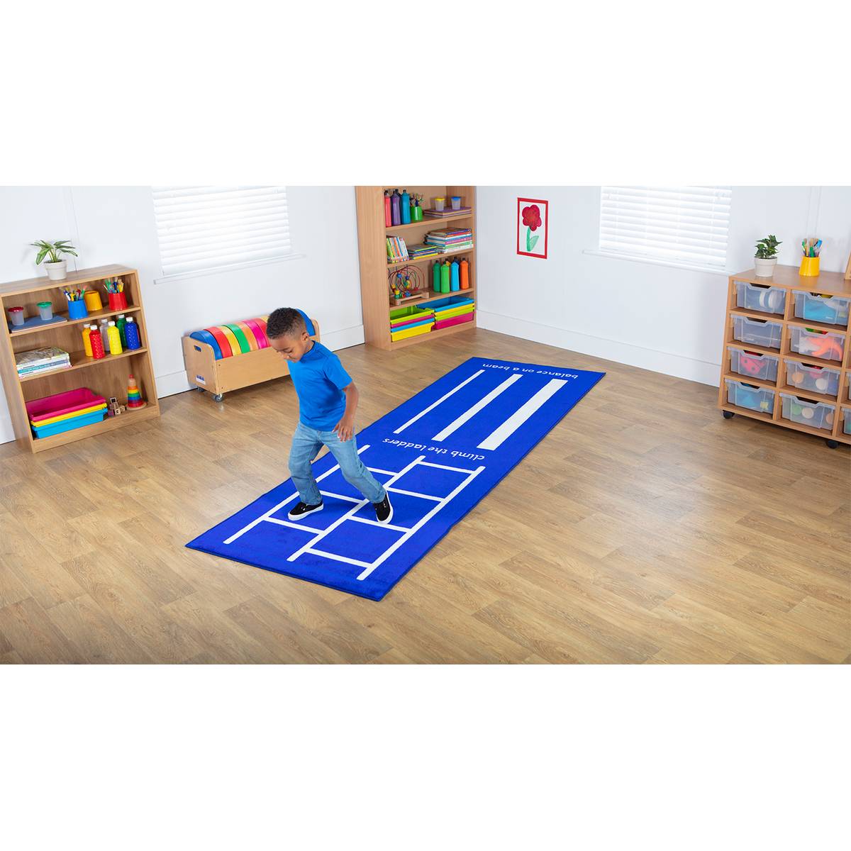 **Activity Carpet 1 3X1M - Balance Beam And Ladders - ABC School Supplies