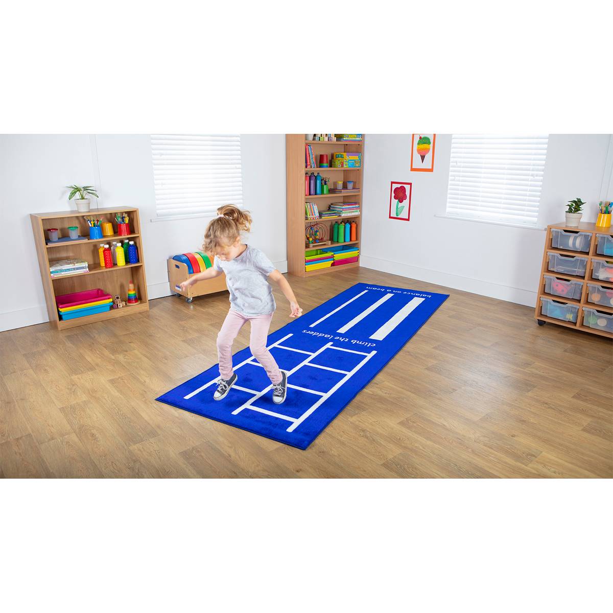 **Activity Carpet 1 3X1M - Balance Beam And Ladders - ABC School Supplies