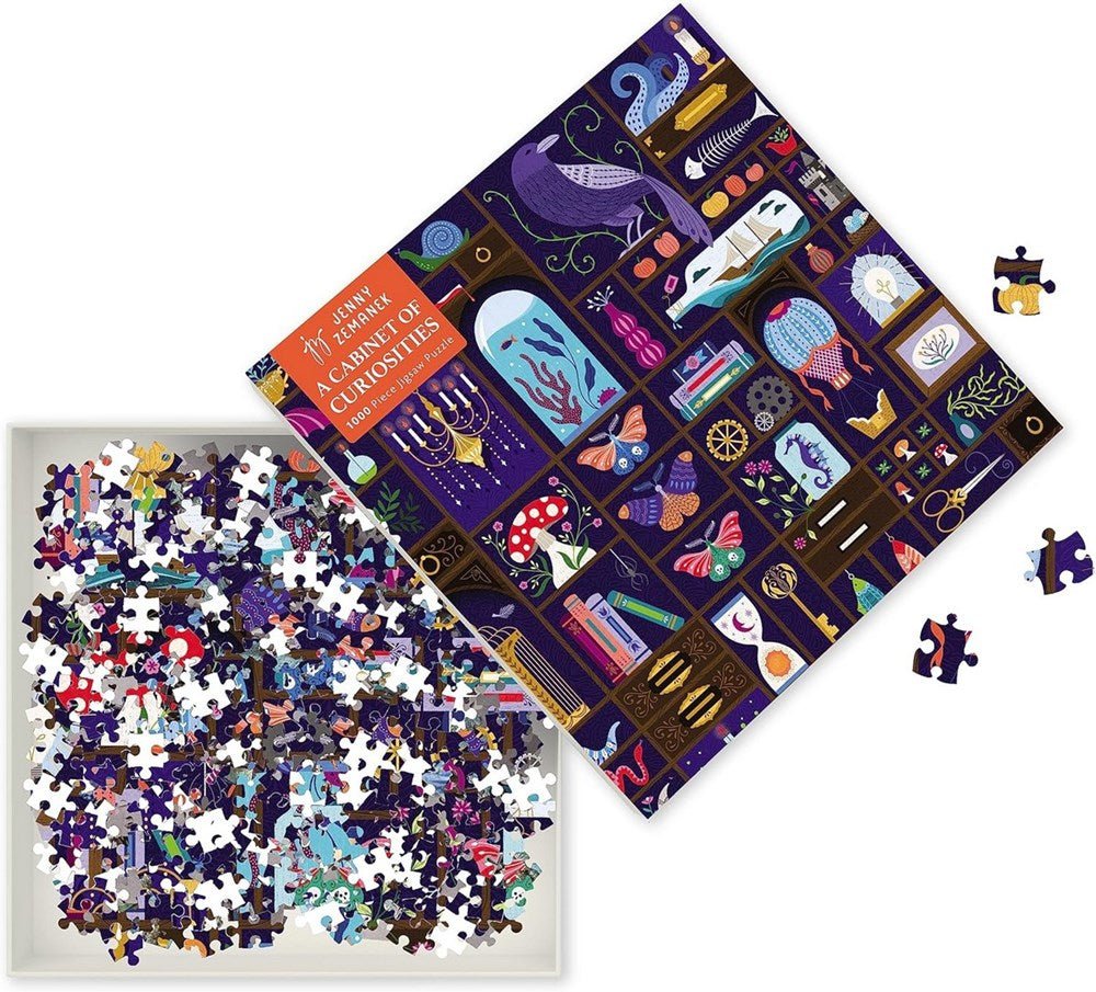 Adult Jigsaw Puzzle: Jenny Zemanek: A Cabinet Of Curiosities : 1000 - Piece Jigsaw Puzzles - ABC School Supplies