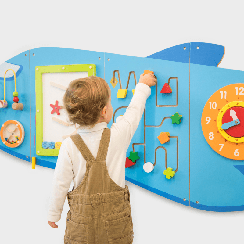 Aeroplane Activity Wall Panels - ABC School Supplies