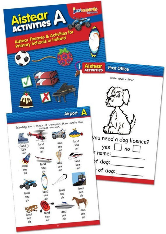 **Aistear Activities Workbook A - ABC School Supplies