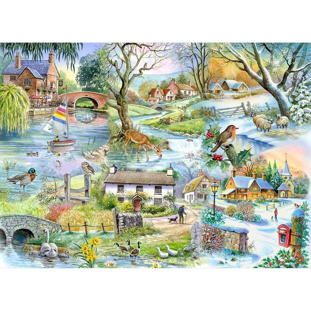 All Seasons - 500 Piece Jigsaw Puzzle - ABC School Supplies