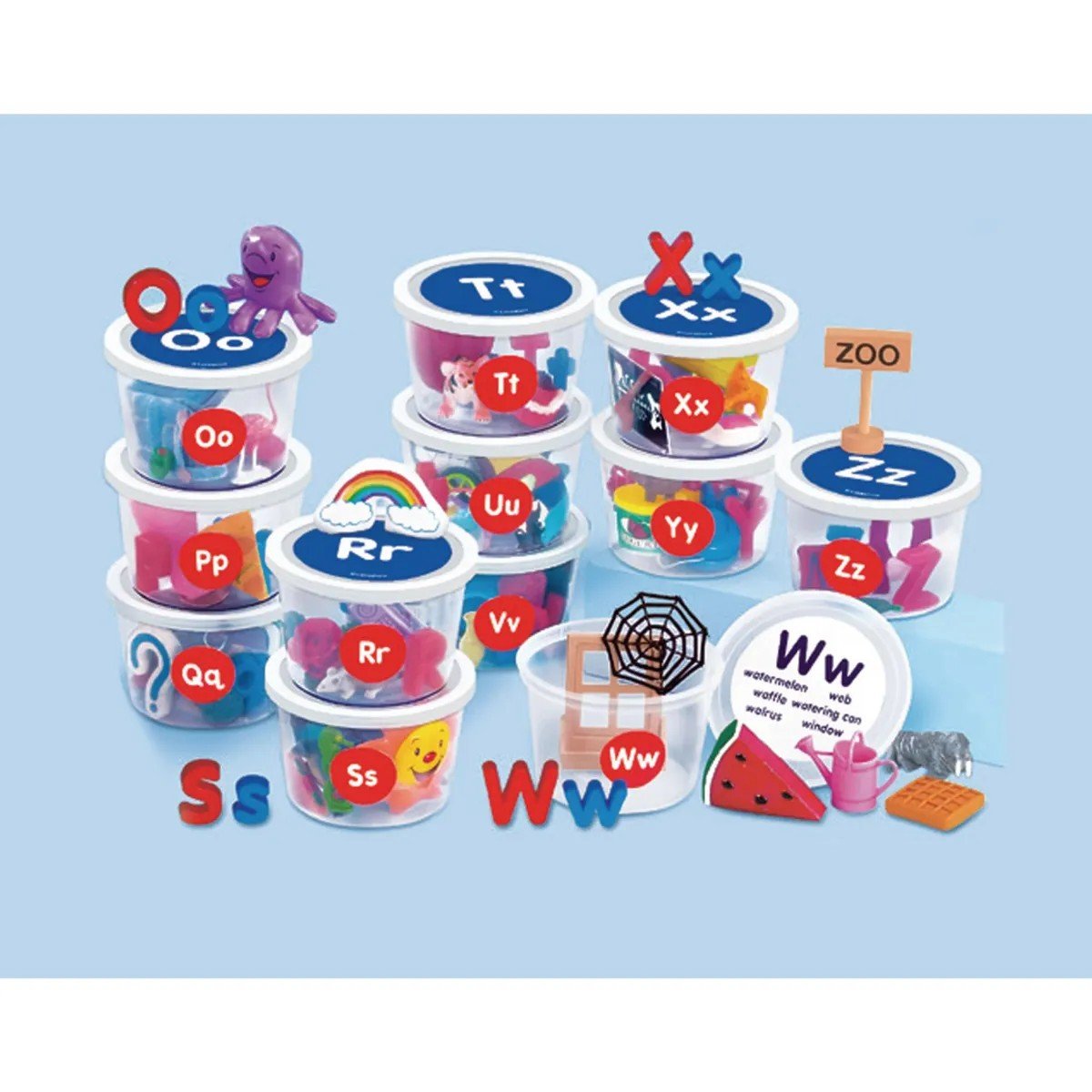 Alphabet Sounds Teaching Tubs - Pack Of 26 - ABC School Supplies
