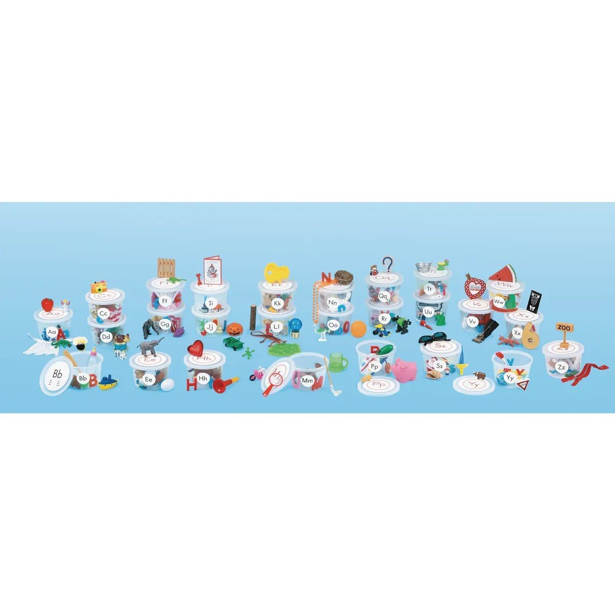 Alphabet Sounds Teaching Tubs - Pack Of 26 - ABC School Supplies