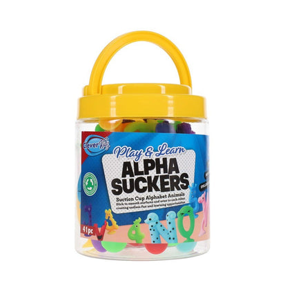 Alphabet Suckers Tub of 41 - ABC School Supplies