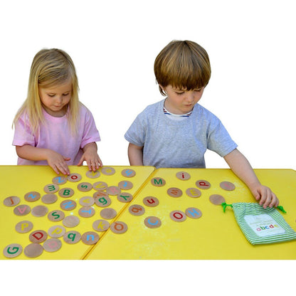 Alphabet Wooden Matching Pairs - ABC School Supplies