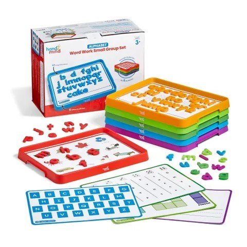 Alphabet Word Work, Small Group Set - ABC School Supplies