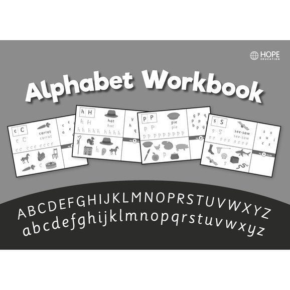 Alphabet Work Books - ABC School Supplies
