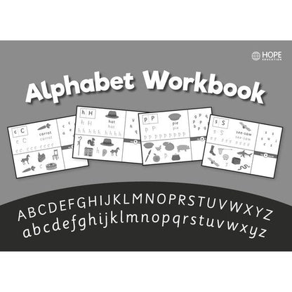 Alphabet Work Books - ABC School Supplies
