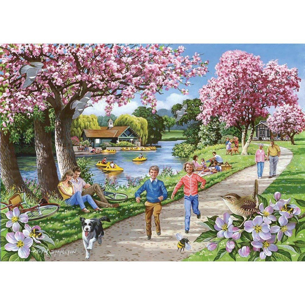 Apple Blossom Time - BIG 500 Piece Jigsaw Puzzle - ABC School Supplies