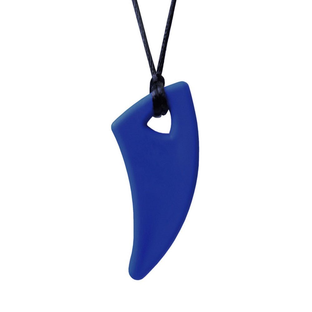 Ark Saber Tooth Chew Necklace Dark Blue, Standard - ABC School Supplies