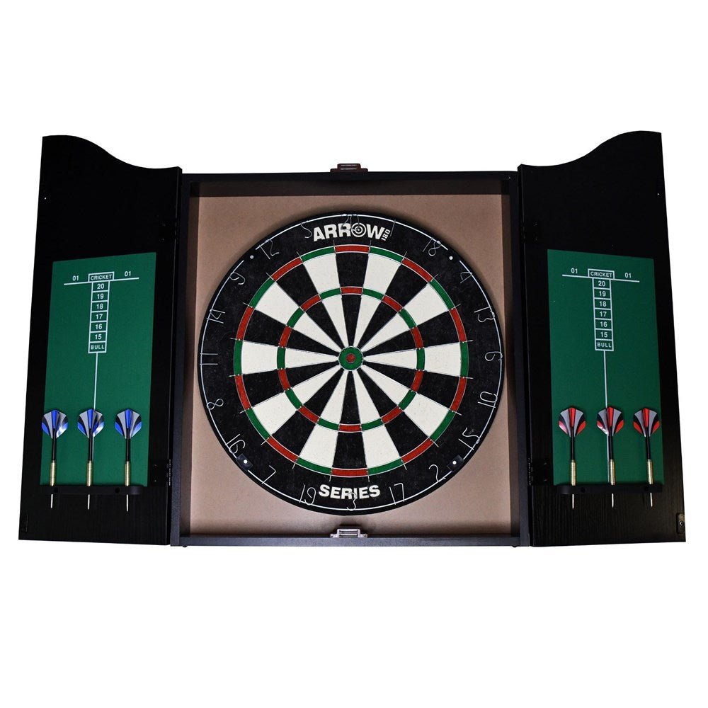 Arrow180 Bristle Dartboard Cabinet Set - ABC School Supplies