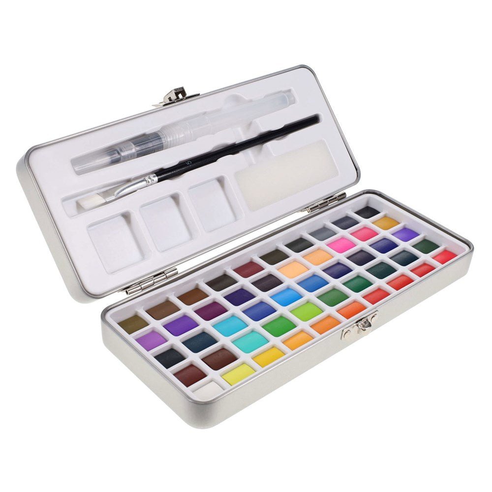 Artists Watercolour Palette and Professional Watercolour Brushes - ABC School Supplies