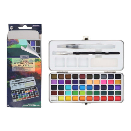 Artists Watercolour Palette and Professional Watercolour Brushes - ABC School Supplies