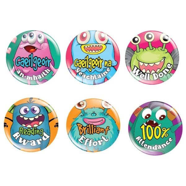 **Assorted Badges - Pack Of 60 - ABC School Supplies