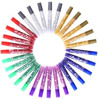 Asst Glitter Glue Pens 30 Pcs - ABC School Supplies