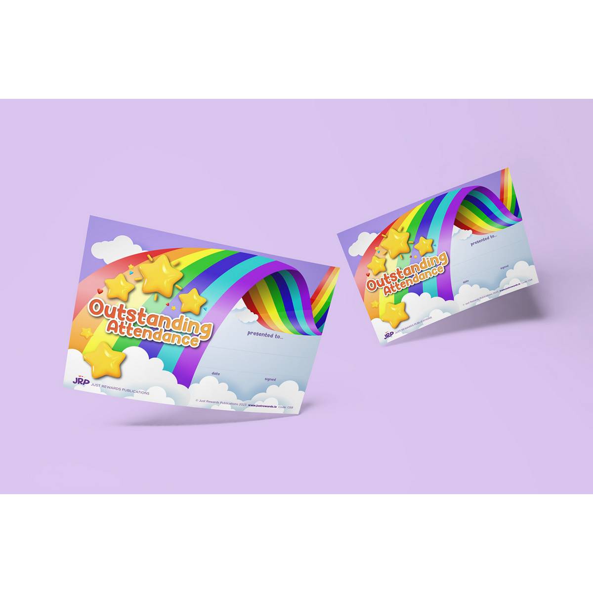 Outstanding Attendance Award Certificates