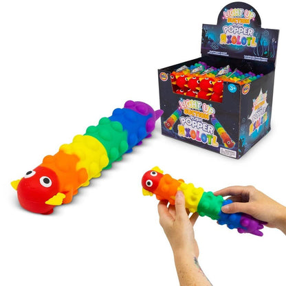 Axolotl Light Up Push Popper Suction - Large - ABC School Supplies