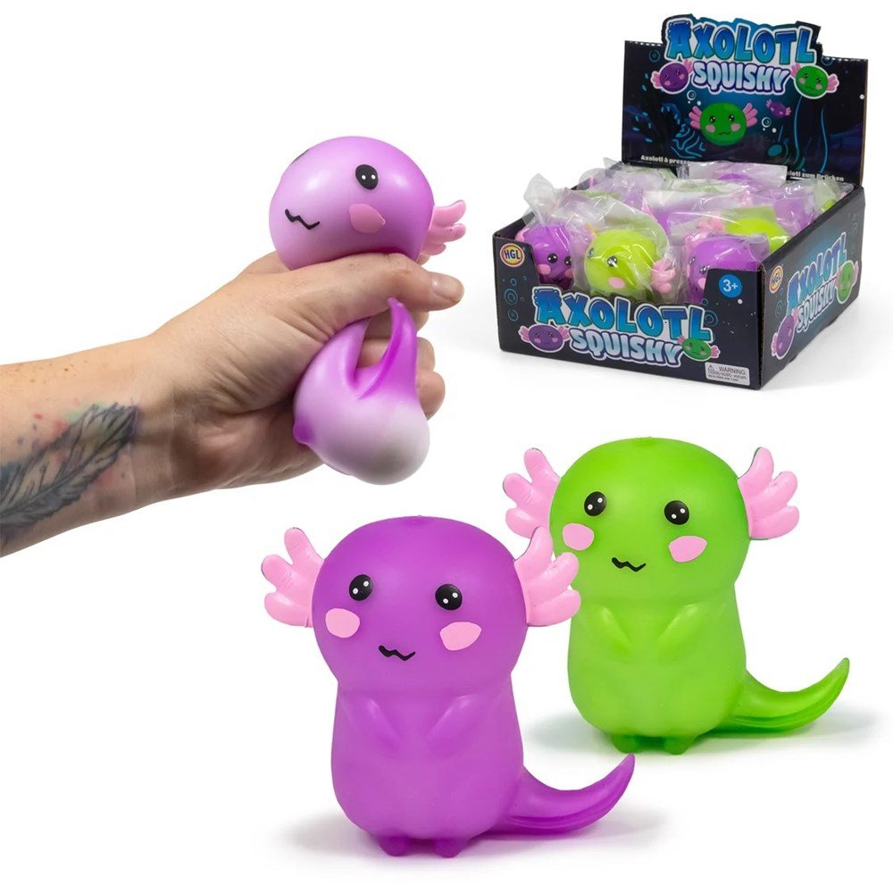 Axolotl Squishy Stress Toy - ABC School Supplies