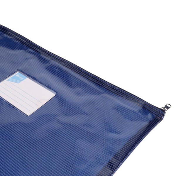 B4+ Durable Mesh Wallet - Blue - ABC School Supplies