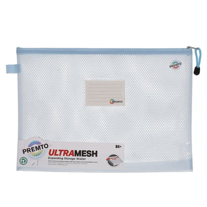 B4+ Ultramesh Expanding Pastel Storage Wallet - ABC School Supplies