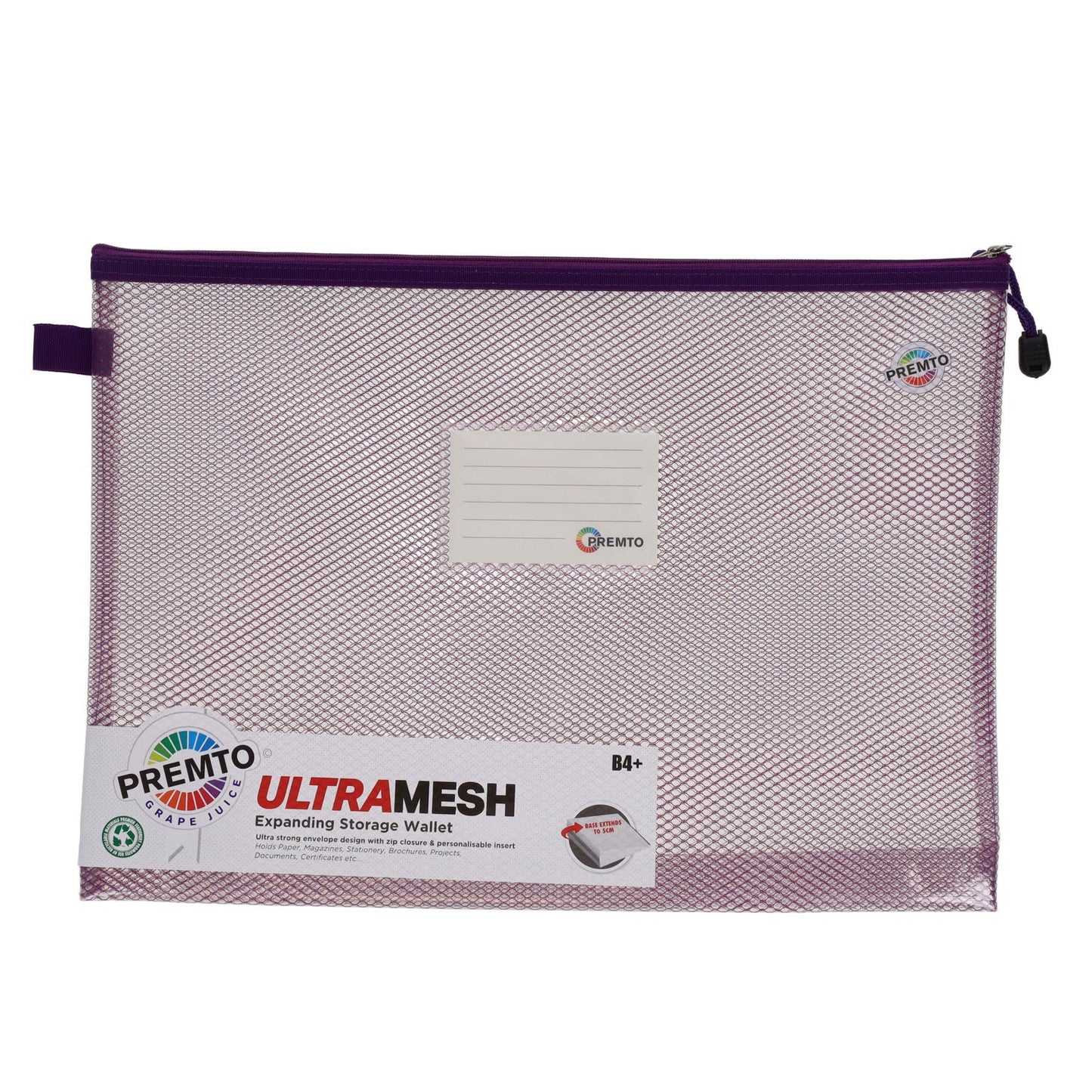 B4+ Ultramesh Expanding Storage Wallet - ABC School Supplies