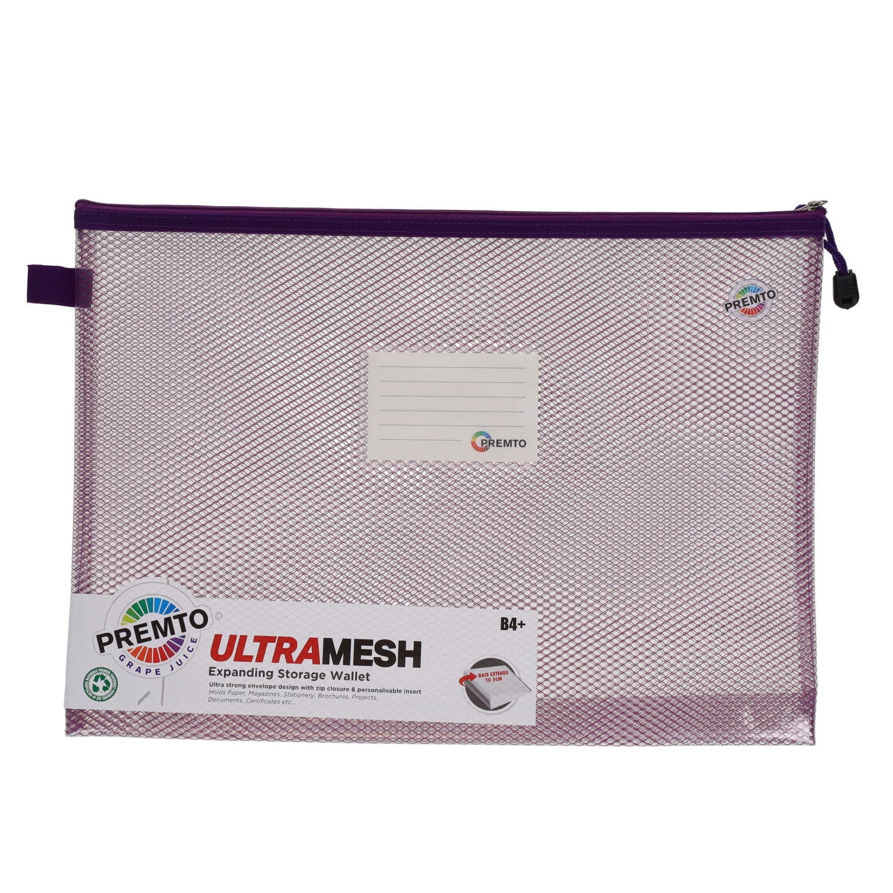 B4+ Ultramesh Expanding Storage Wallet - ABC School Supplies