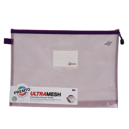 B4+ Ultramesh Expanding Storage Wallet - ABC School Supplies