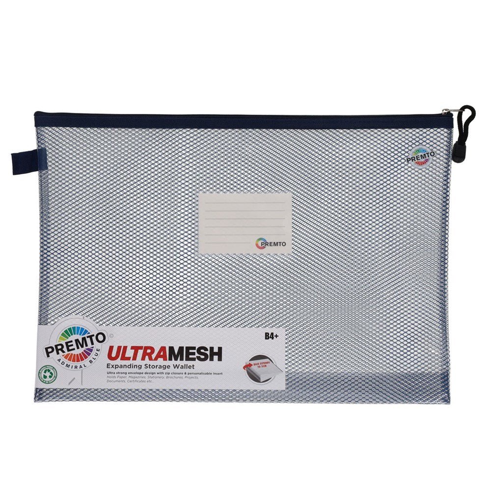 B4+ Ultramesh Expanding Storage Wallet - ABC School Supplies