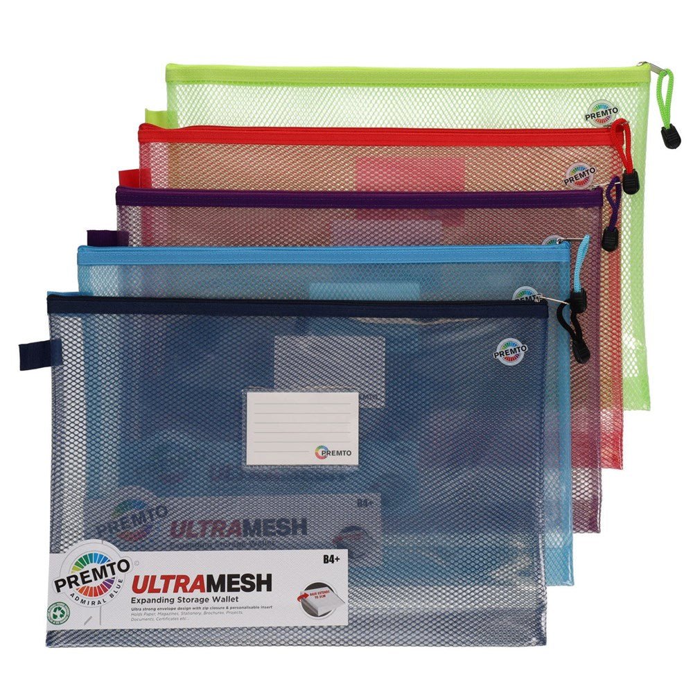 B4+ Ultramesh Expanding Storage Wallet - ABC School Supplies