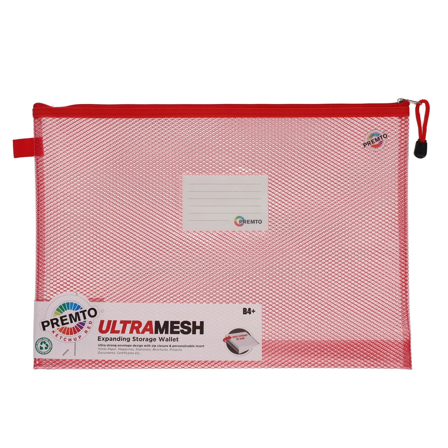 B4+ Ultramesh Expanding Storage Wallet - ABC School Supplies