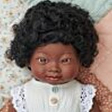 Baby Doll African Girl With Down Syndrome 38 Cm - ABC School Supplies