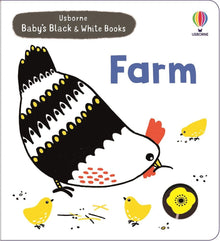 Baby's Black and White Books Farm - ABC School Supplies