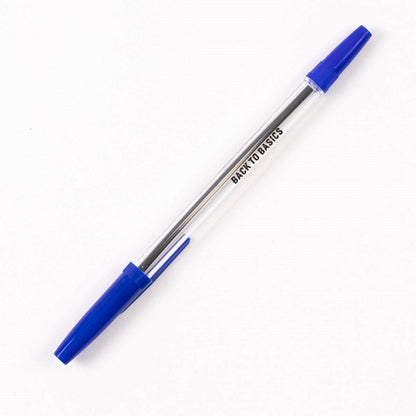 **Back To Basics Ballpoint Pen - Blue - Pack Of 50 - ABC School Supplies