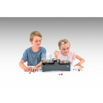 Balance with 2 Litre Boxes and 100 Weight Cubes 1gr